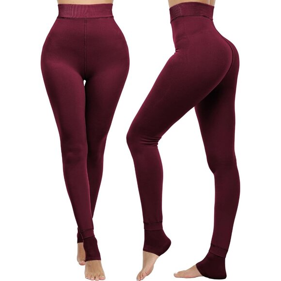 Winter Warm Fleece Pantyhose Wine Legging Women Thick Thermal Velvet Tights Wear - Picture 2 of 6
